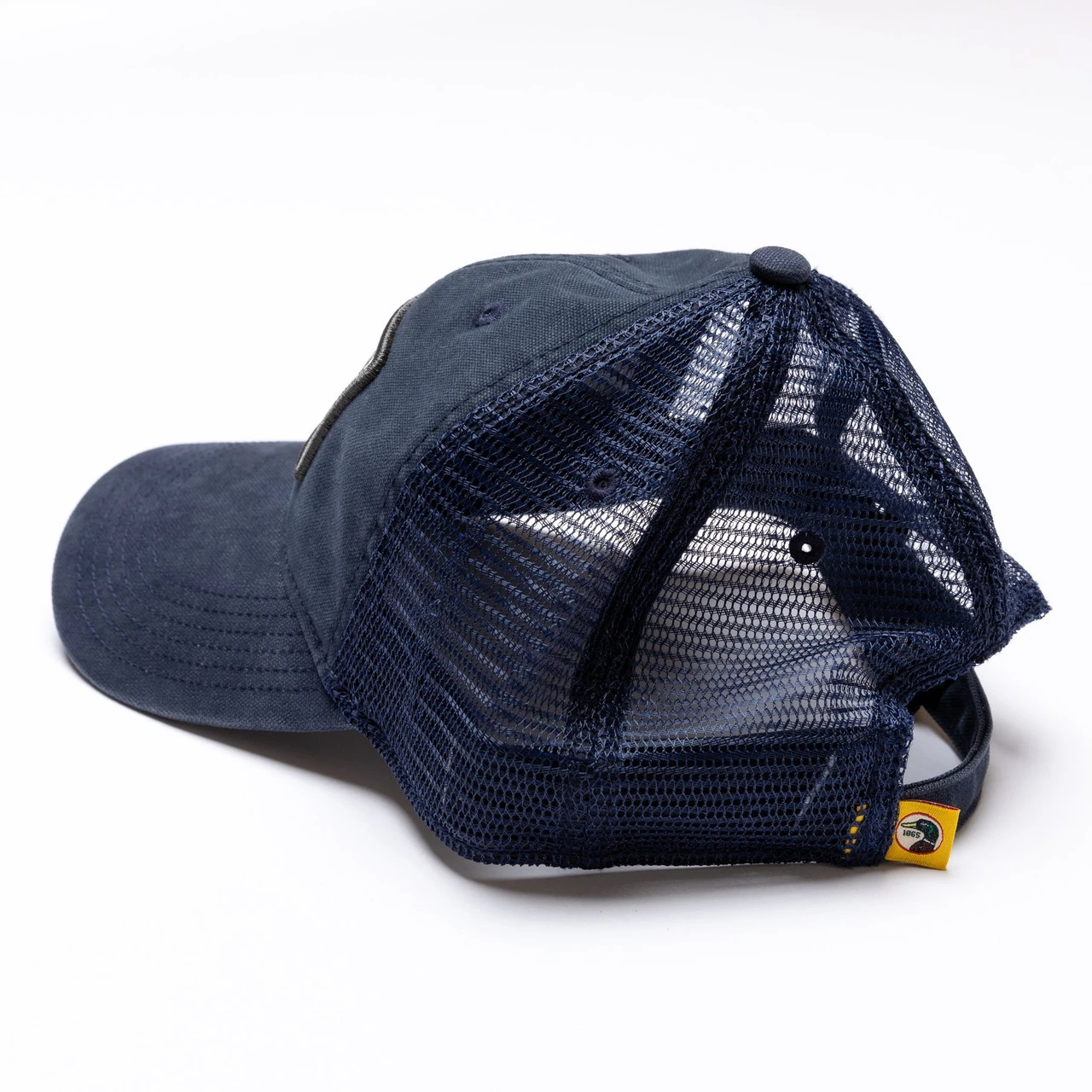 Duckhead Sanforized Patch Trucker Hat: Navy 2 Duckhead Sanforized Patch Trucker Hat: Navy - Image 2