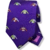 Seaward And Stearn English Woven Silk Jockey Silks Tie: Purple