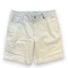 Stantt Cashmere Finsh Twill Short: Light Khaki