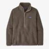 Patagonia Women's Reclaimed Fleece Pullover: Topsoil Brown