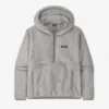 Patagonia Women's Los Gatos Hooded Fleece Pullover: Salt Grey