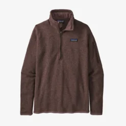 Patagonia Women's Better Sweater® 1/4-Zip Fleece: Dusky Brown