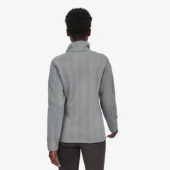 Patagonia Women's Better Sweater® 1/4-Zip Fleece: Frozen Jaquard - Salt Grey -Clothing Store 25618 FJSA AL2 1 98416.1638035184