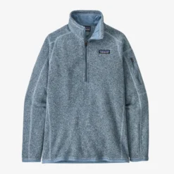 Patagonia Women's Better Sweater® 1/4-Zip Fleece: Steam Blue