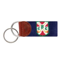 Smathers And Branson Key Fob - Bushwood - Dark Navy