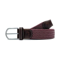 Roostas The Biloxi Two Toned Woven Elastic Stretch Belt