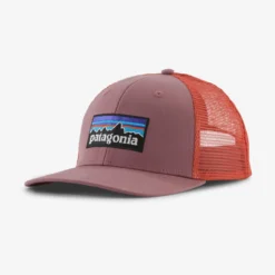 Patagonia P-6 Logo Trucker Hat: Evening Mauve