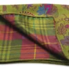 R Hanauer Green Paisley/Plaid Pocket Square