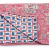 R. Hanauer Pink Pine/Rectangles Pocket Square
