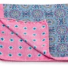 R. Hanauer Pink Medallions/Neat Pocket Square