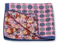 R. Hanauer Pink Equestrian Pocket Square