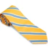 R. Hanauer Yellow Hallberg Stripes Necktie