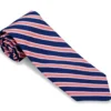 R. Hanauer Navy Kinsey Stripes Necktie