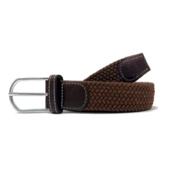 Roostas The Mojave Woven Elastic Stretch Belt: Brown