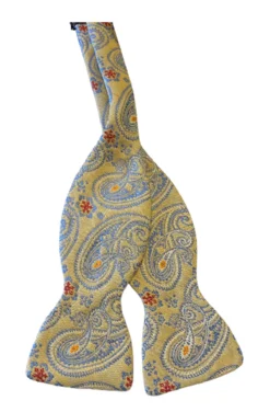R. Hanauer Gordon Paisley Bowtie: Yellow