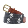Smathers And Branson Needlepoint Belt: Scratch Golf