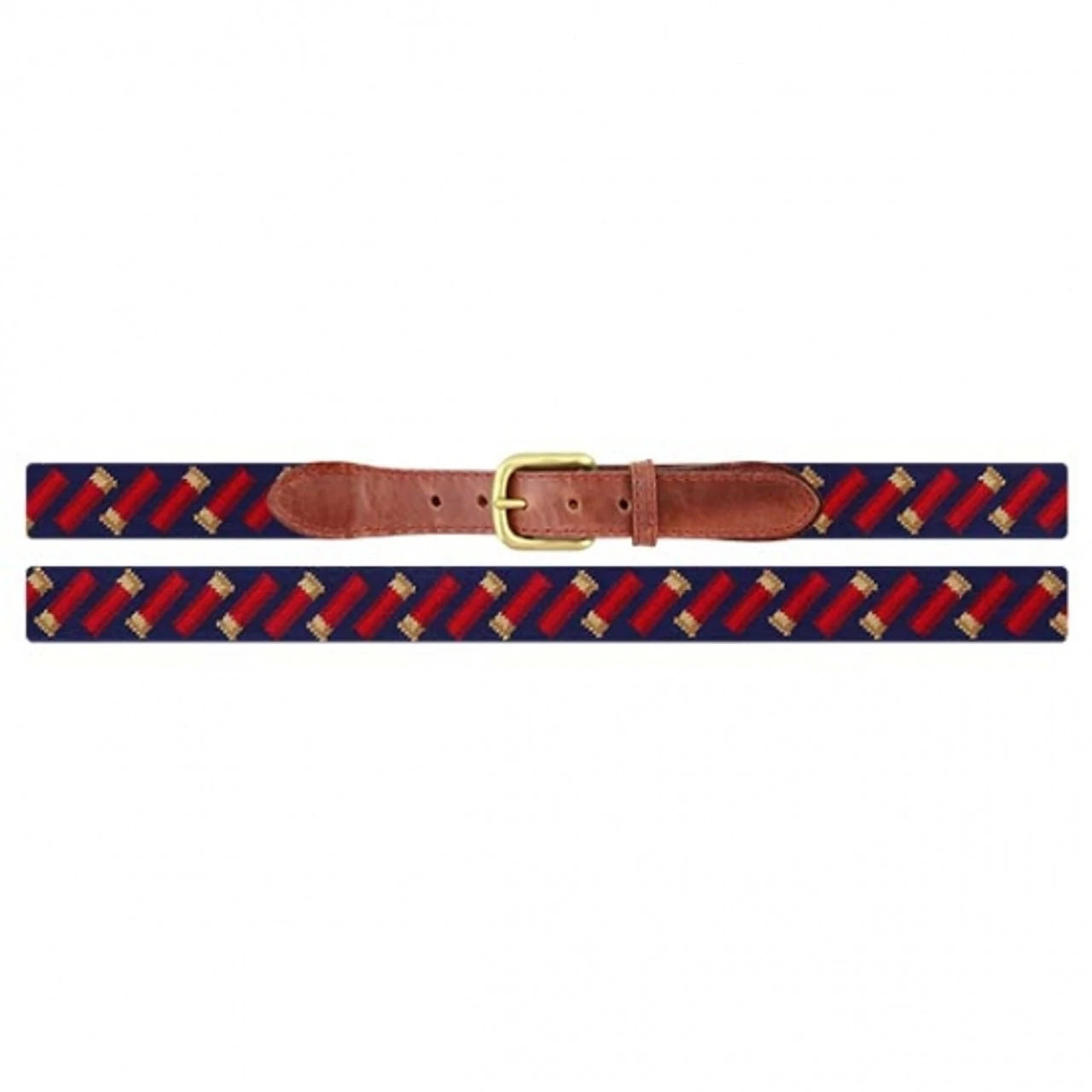 Smathers And Branson Needlepoint Belt: Shotshells 2 Smathers And Branson Needlepoint Belt: Shotshells - Image 2