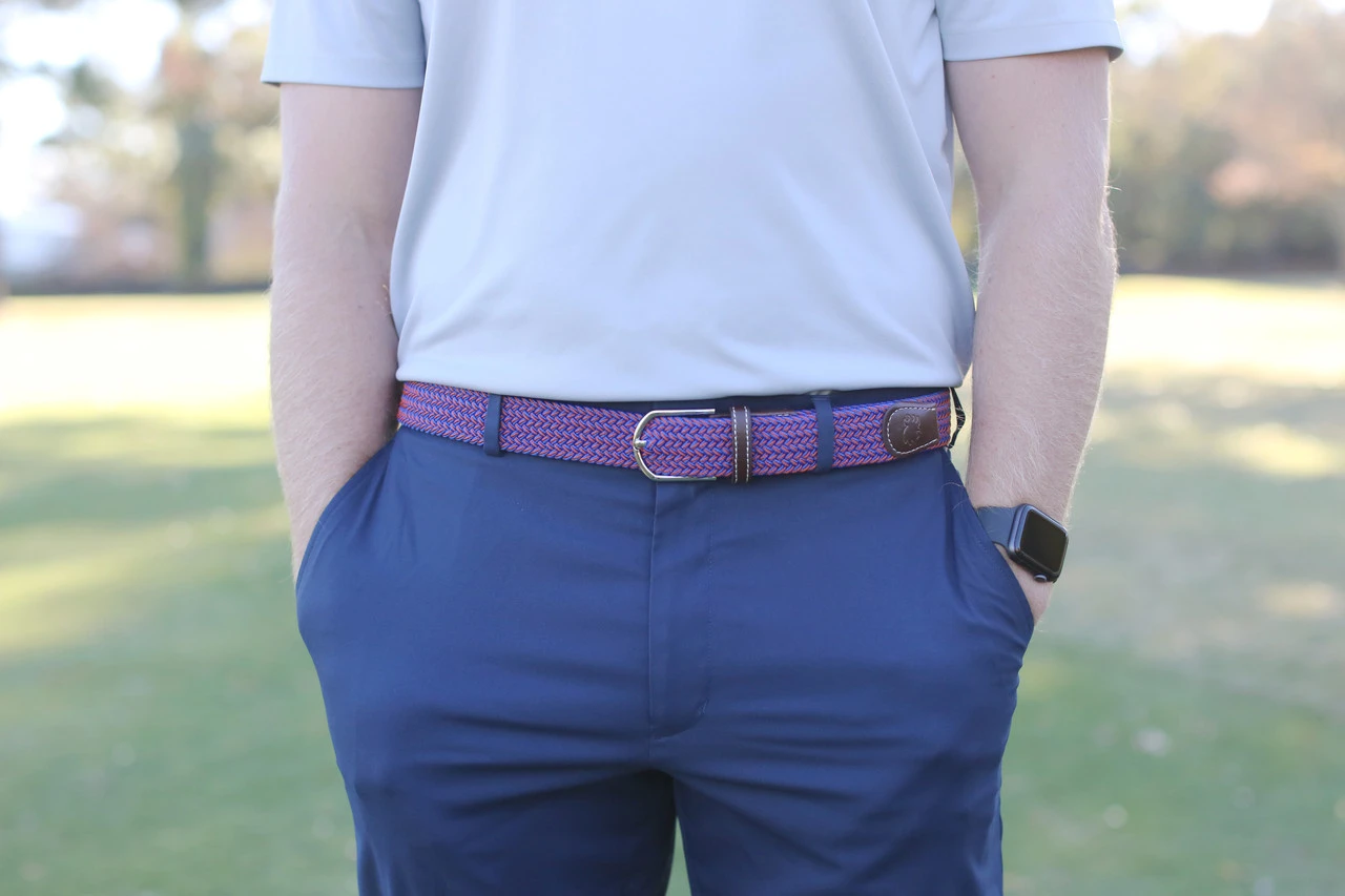 Roostas The Daytona Two Toned Woven Elastic Stretch Belt 2 Roostas The Daytona Two Toned Woven Elastic Stretch Belt - Image 2