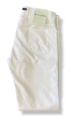 Ballin Crescent Techno Gab Pant - White