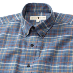 Duckhead Tazewell Plaid Flannel Shirt: Indigo Blue 6 Duckhead Tazewell Plaid Flannel Shirt: Indigo Blue -Clothing Store D1 1159 457 Low 3 1800x1800 80405.1665507549