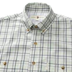 Duckhead Performance Poplin Guide Shirt: Vintage Blue -Clothing Store D1 1199 426 1 1800x1800 38242.1680539585