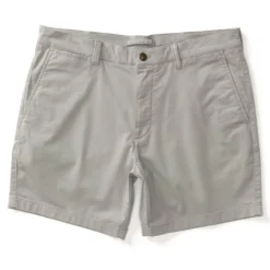 Duckhead 7" Gold School Chino Short: Limestone Grey -Clothing Store D6 1003 031 Low 2 1800x1800 59862.1677604374