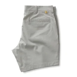 Duckhead 7" Gold School Chino Short: Limestone Grey -Clothing Store D6 1003 031 Low 1800x1800 07140.1677604372
