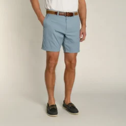 Duckhead Harbor Performance Short: Faded Denim