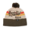 Howler Brothers Disco Beanie: Brown/White