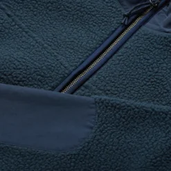 Howler Brothers Chisos Fleece Jacket: Nightshade -Clothing Store F22 Fleece Chisos NIghtshade Detail 1000x1000 crop center.progressive 38336.1665525101