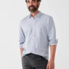 Faherty The Movement™ Shirt: Light Blue Gingham