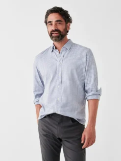Faherty The Movementâ„¢ Shirt: Light Blue Gingham