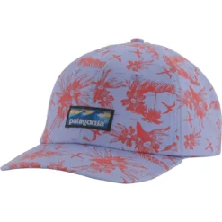 Patagonia Boardshort Label Trad Cap: Faria Small: Light Current Blue