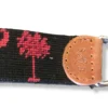 Smathers And Branson Key Fob: Garnet Palmetto On Black