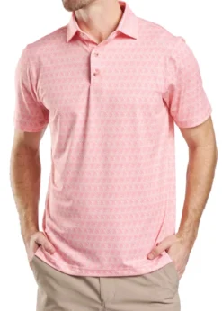 Harlestons The Port City Pineapple Polo: Canary