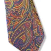R. Hanauer Navy Norwood Paisley Tie
