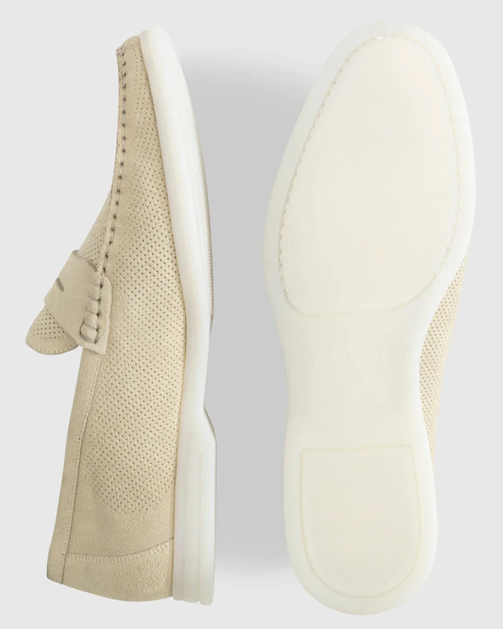 Johnnie-O Newport Penny Loafer: Sand 3 Johnnie-O Newport Penny Loafer: Sand - Image 3