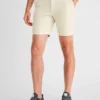 Johnnie-O Santiago Cotton Stretch Shorts: Stone