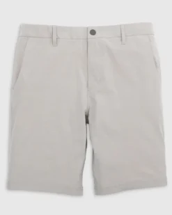Johnnie-O Calcutta PREP-FORMANCE Woven Shorts: Light Khaki -Clothing Store JMSH1950 CALCUTTA Mens BOTTOMS LIGHTKHAKI 22SP Front flt 800x 37295.1673907165
