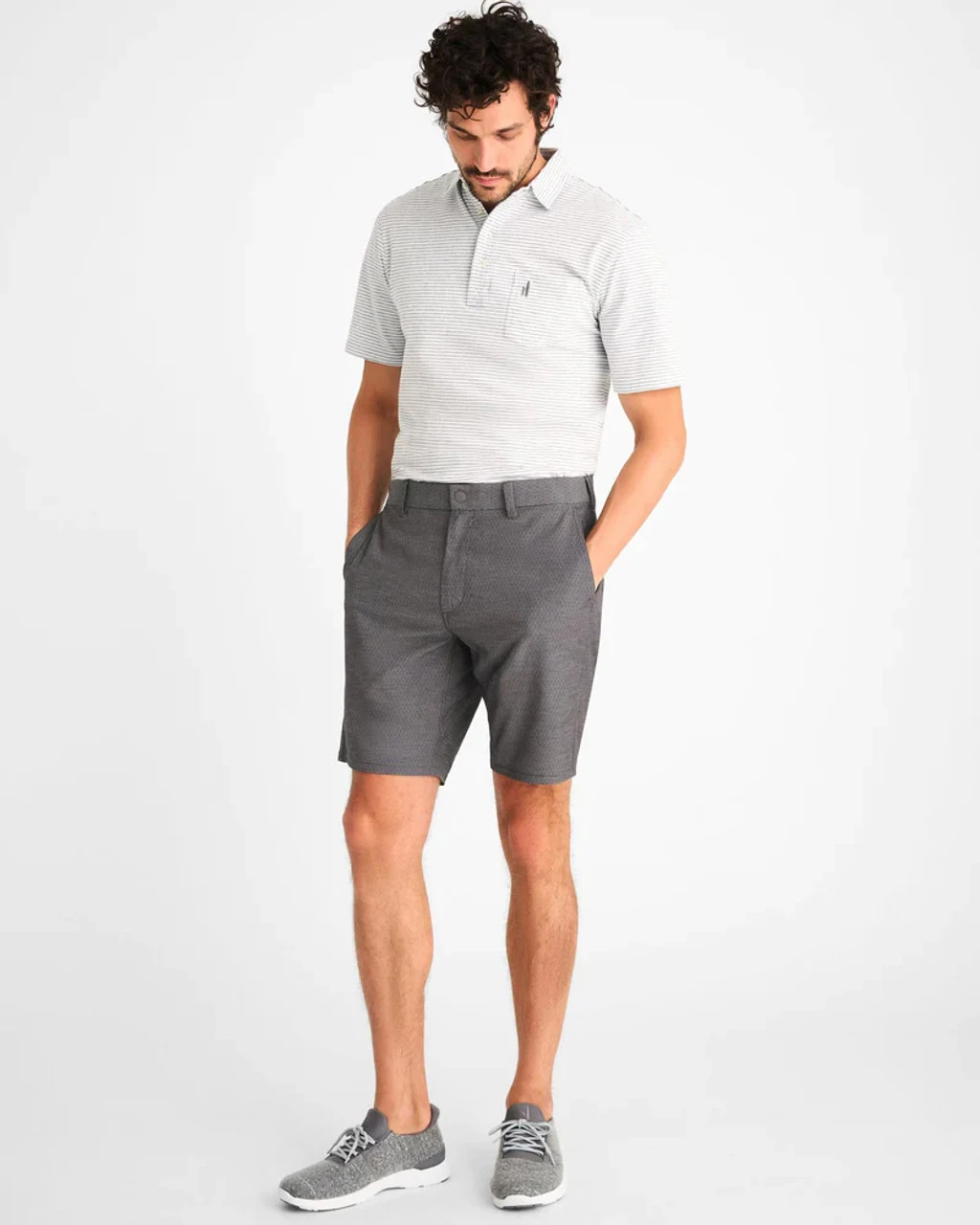 Johnnie-O Swifts PREP-FORMANCE Woven Shorts: Black 4 Johnnie-O Swifts PREP-FORMANCE Woven Shorts: Black - Image 4