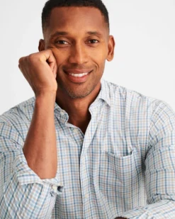 Johnnie-O Cary PREP-FORMANCE Button Up Shirt: Oceanside