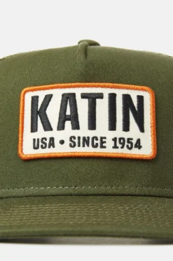 Katin Trucker Motor Hat: Olive -Clothing Store Katin Motor Trucker Olive 03 5000x 05932.1655751272