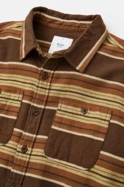 Katin Sierra Flannel: Dark Brown -Clothing Store Katin Sierra Flannel Dark Brown 02 5000x 44231.1664312352