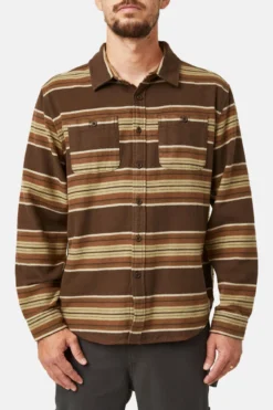 Katin Sierra Flannel: Dark Brown