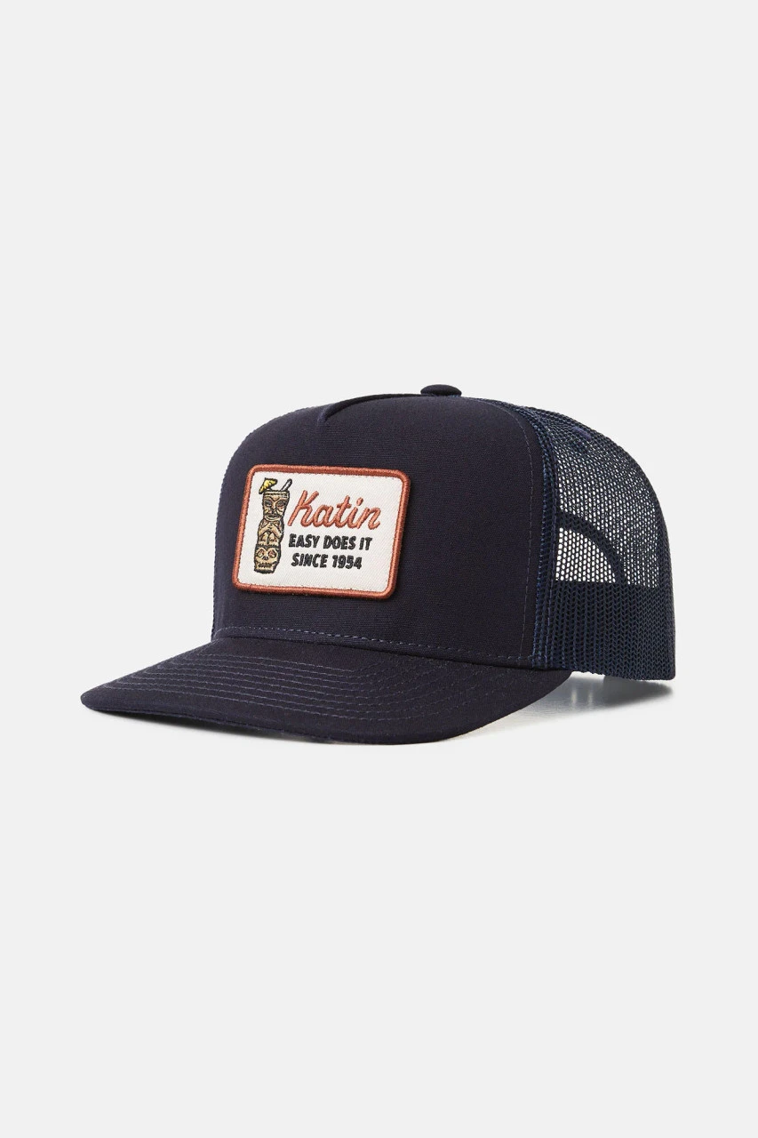 Katin Tiki Trucker Hat: Navy 1 Katin Tiki Trucker Hat: Navy