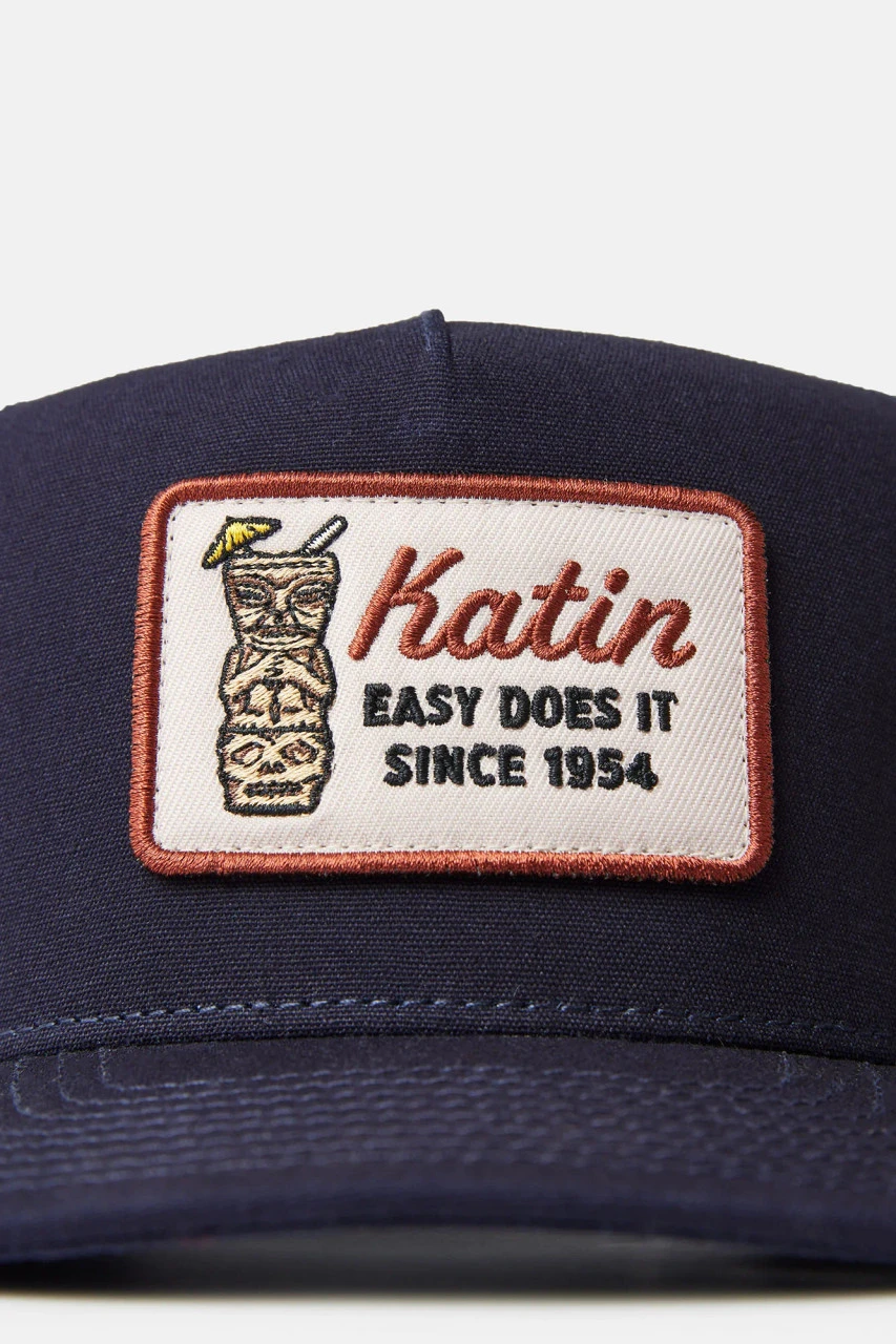 Katin Tiki Trucker Hat: Navy 4 Katin Tiki Trucker Hat: Navy - Image 4