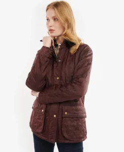 Barbour Womens Beadnell Polarquilt: Windsor/Brown