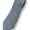 Craig Reagin Palmetto Woven Tie - Light Blue/Silver