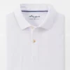 Peter Millar Drirelease® Natural Touch Polo: White