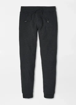 Peter Millar Lava Wash Garment Dyed Jogger: Charcoal